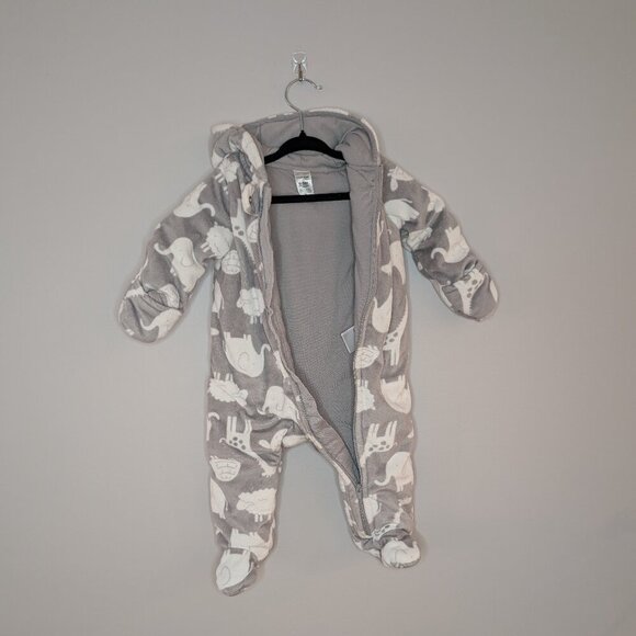 💜 2 for 30 💜 Carter's Baby Fleece Bunting Suit - Picture 3 of 4